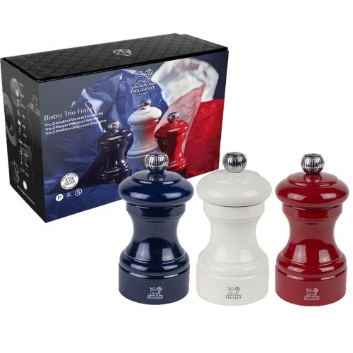 COFFRET PEUGEOT TRIO MOULINS BISTRO FRANCE 10CM