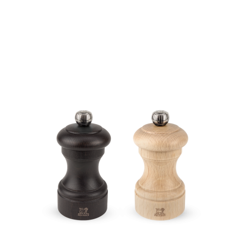 DUO MOULINS PEUGEOT BISTRO NATUREL ET CHOCOLAT 10 CM