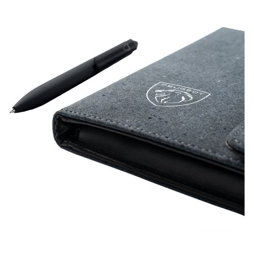 KIT POCHETTE ET STYLO EN CUIR RECYCLE