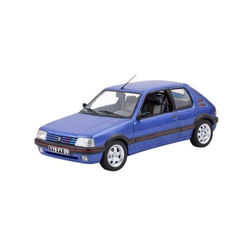 MINIATURE PEUGEOT 205 GTI 1992 1/43 BLEU MIAMI