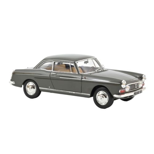 MINIATURE PEUGEOT 404 COUPE 1967 1/18 GRIS GRAPHITE