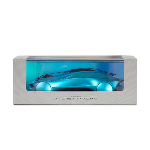 MINIATURE PEUGEOT INCEPTION CONCEPT 1/43 ARGENT