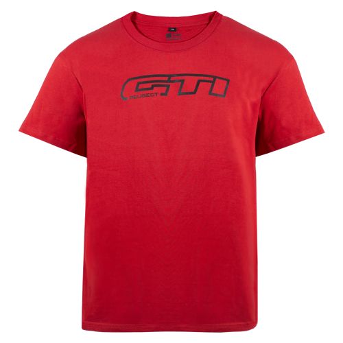 T-SHIRT PEUGEOT E-208 GTI ROUGE